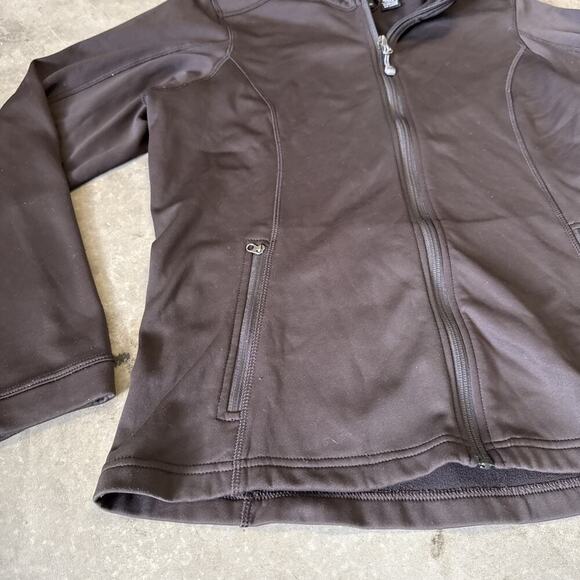 Outdoor Research Womens L Brown Fleece Lined Ascendant Zip Up Thermal Base Layer - Picture 2 of 14